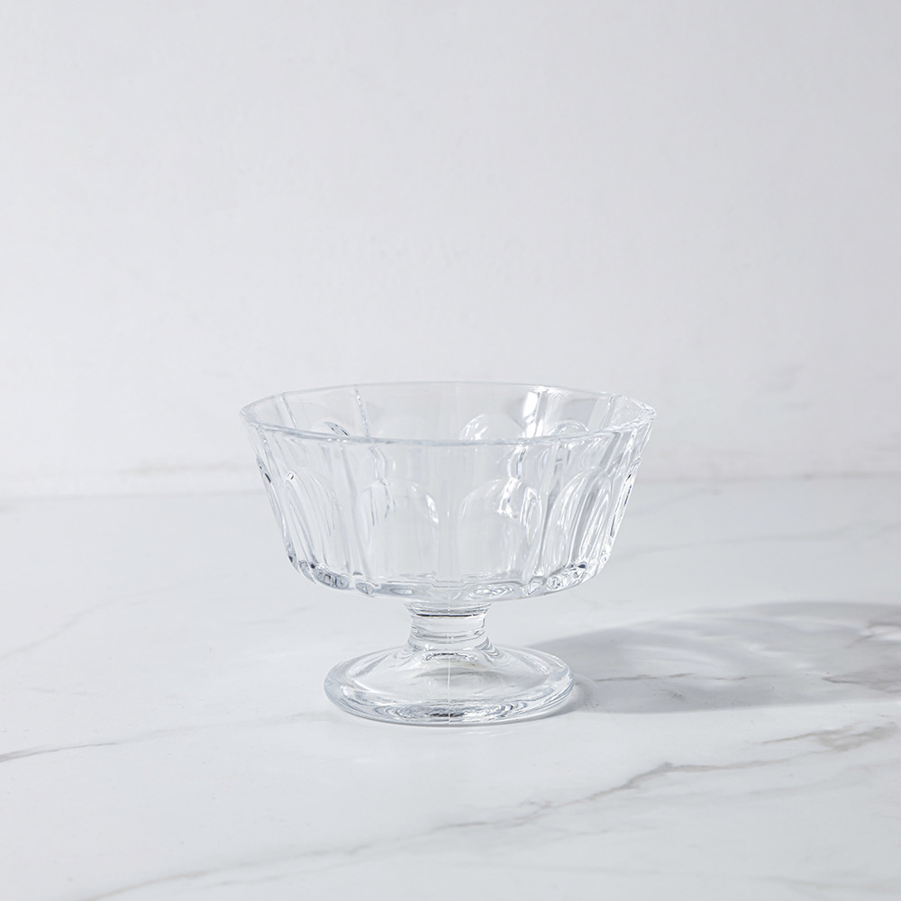 crystal dessert bowl
